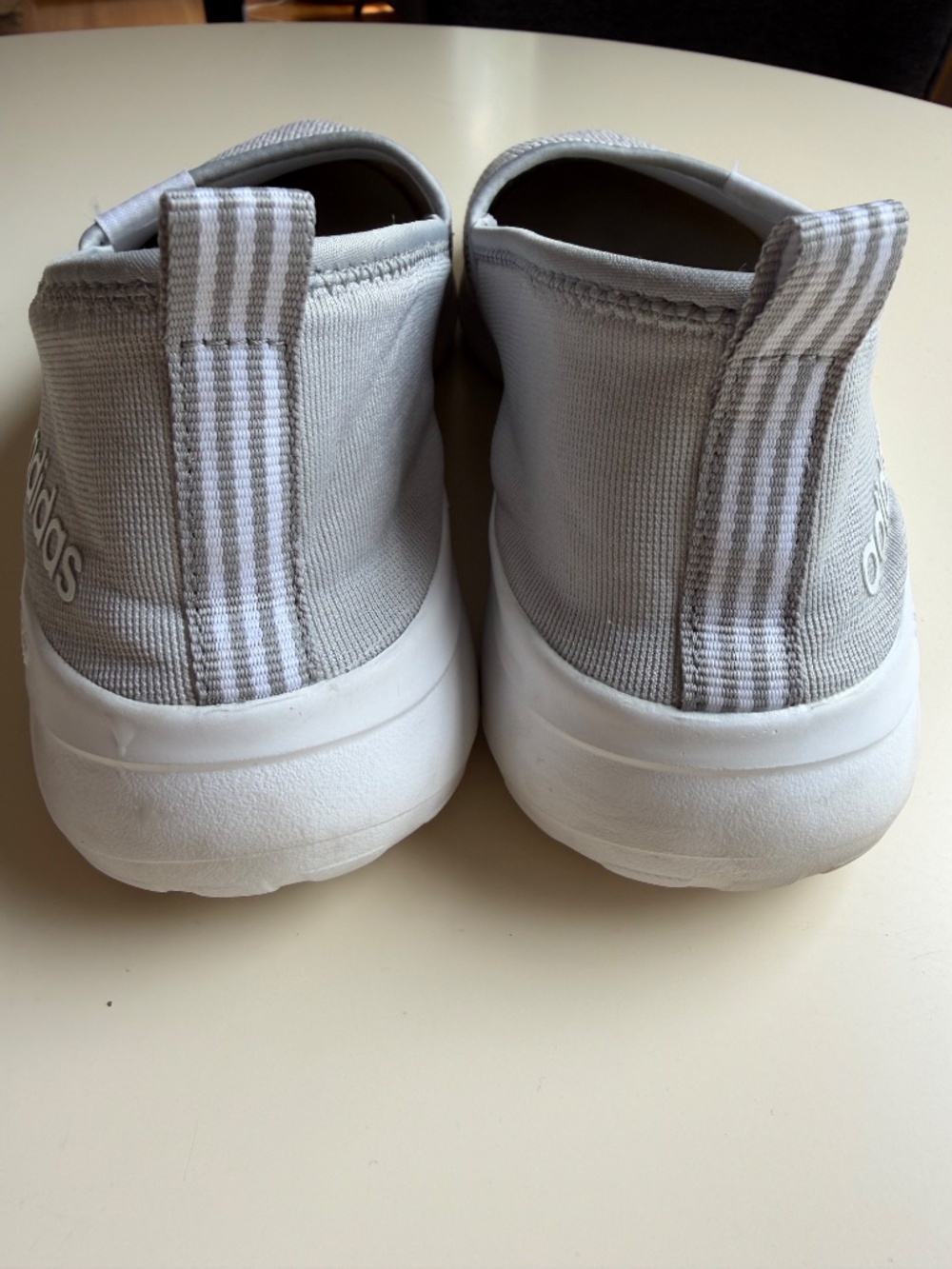 Adidas Neo Slip-on Light Gray & White Tennis Shoes – 9M women’s - Picture 5 of 11
